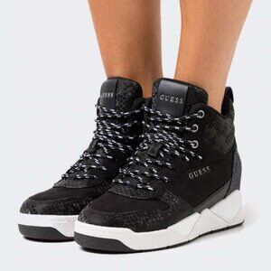 GUESS Women's Dense High Top Fashion Sneakers